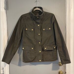 J. Crew Olive Green Utility Jacket